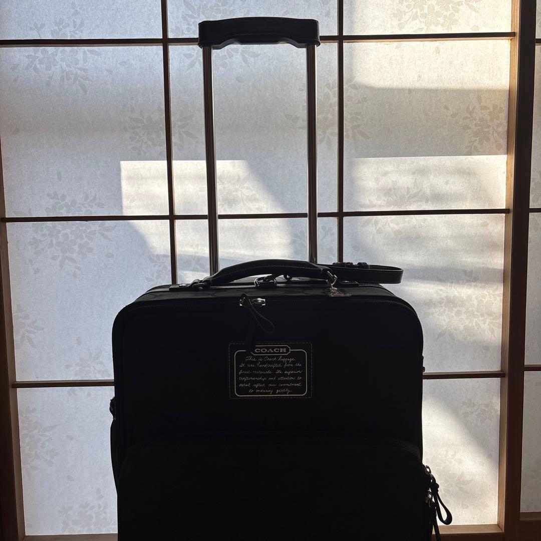 COACH ブラック キャリーケース