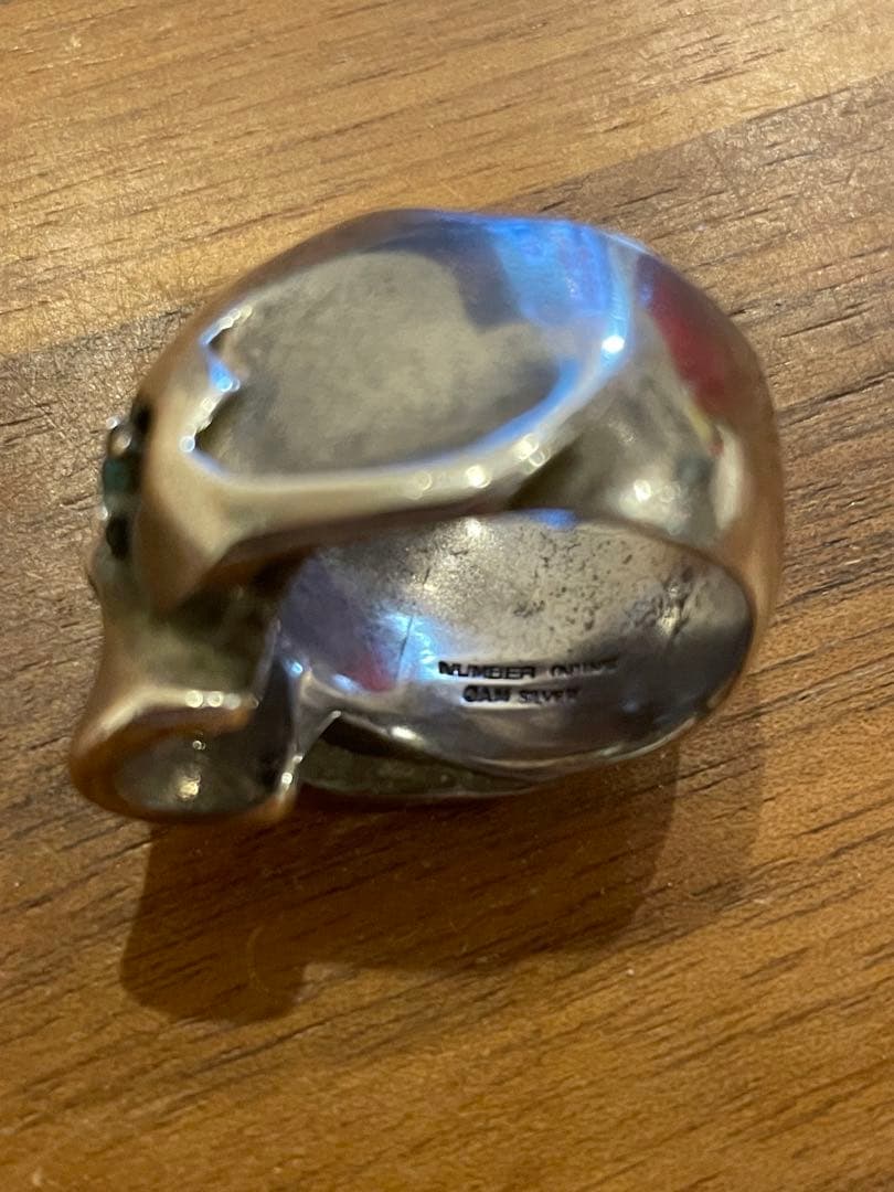 NUMBER NINE ナンバーナイン ジャムホームメイド スカルリング 17号