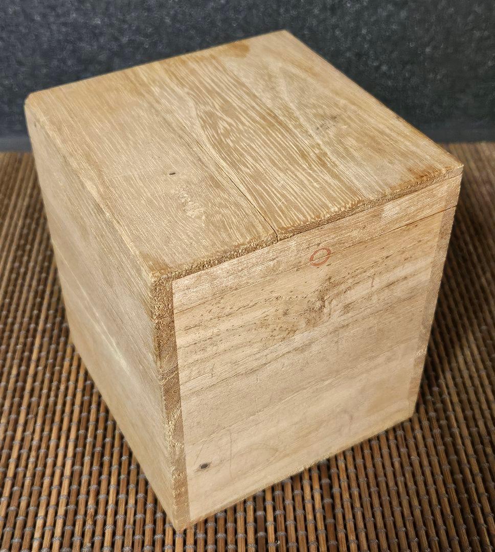 江戸時代後期　古伊万里　染錦　雲鶴　15羽図　蓋付　キャンディーポット　小物入れ