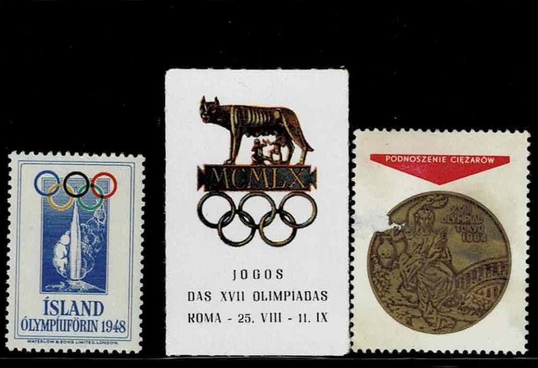 アンティーク　スポーツ　& オリンピック　ポスタースタンプ　切手　コレクション