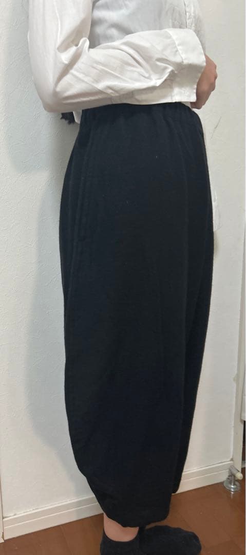 BLACK コムデギャルソン ウール変形サルエルバルーンパンツxs