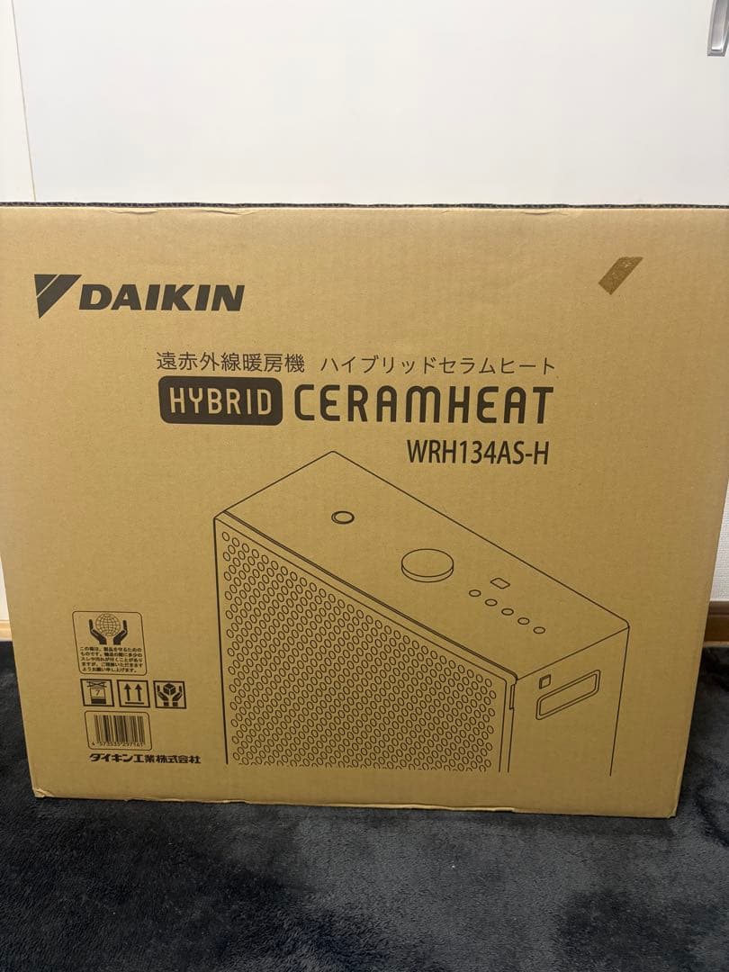 【美品】DAIKIN ハイブリッドセラムヒート WRH134AS-H