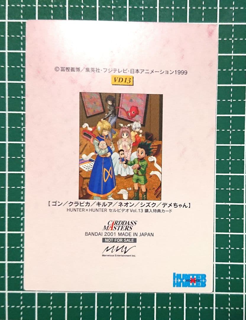 HUNTER×HUNTER　セルビデオVol.13　購入特典カード