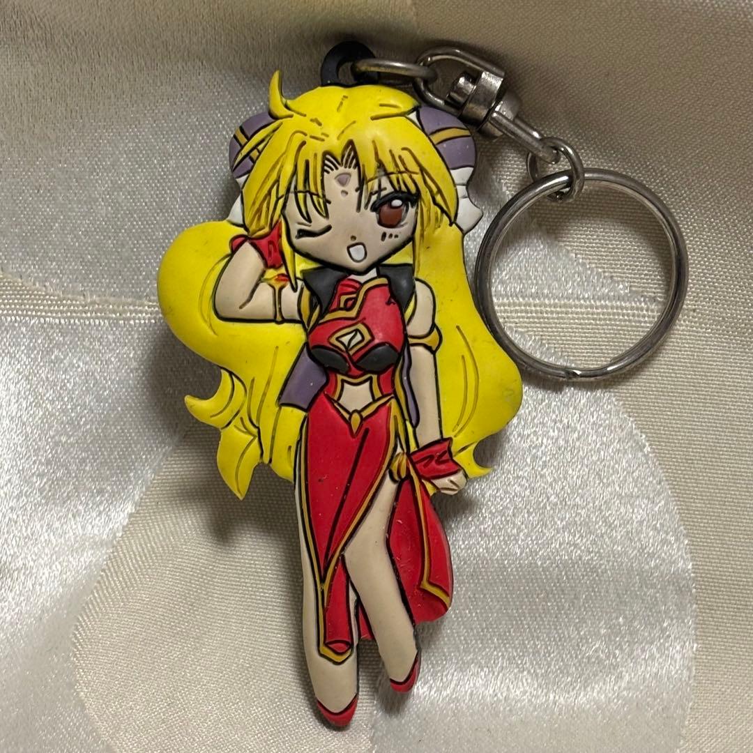 ギャラクシーエンジェル　蘭花フランボワーズ　ラバーキーホルダー　平成レトロ