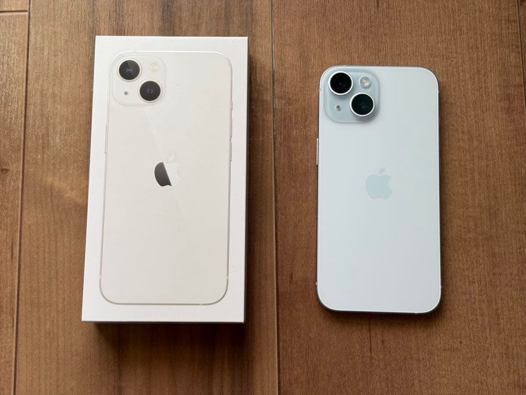 【美品】iPhone 15 ブルー 128GB SIMフリー バッテリー88%