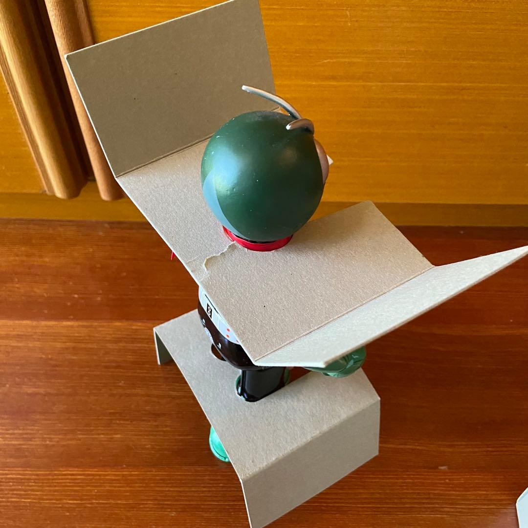 仮面ライダー　ビリケン商会　ブリキ　ゼンマイ　フィギュア　石森章太郎