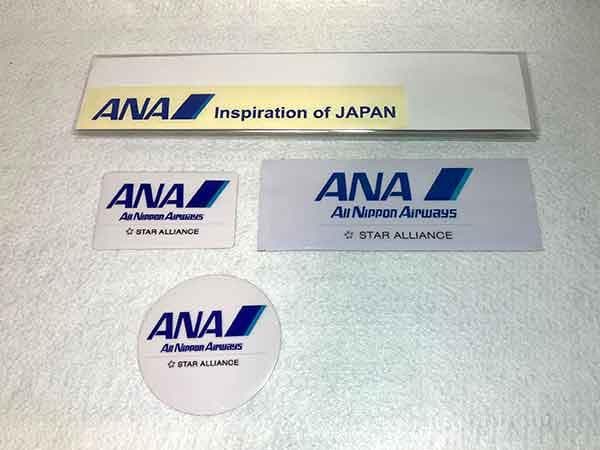 ANA 全日空 シール ステッカー 4点