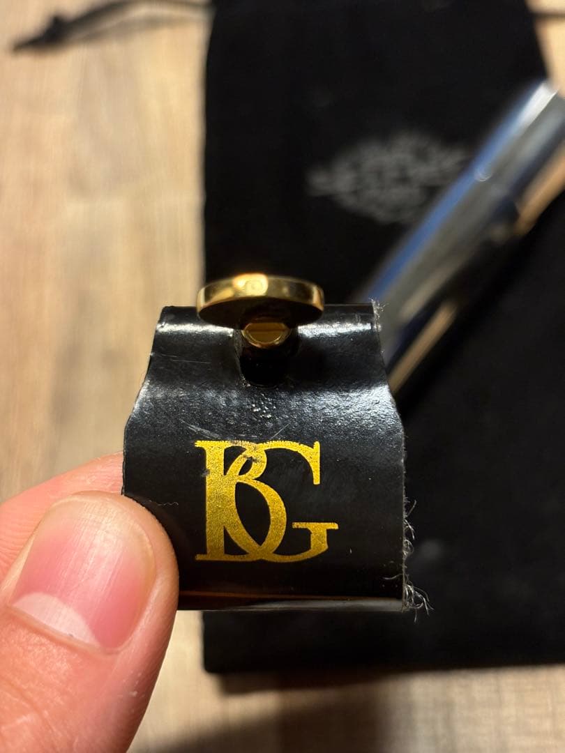 【状態良好】　BGリガチャー　テナーサックス　メタルマウスピース　5番　セット