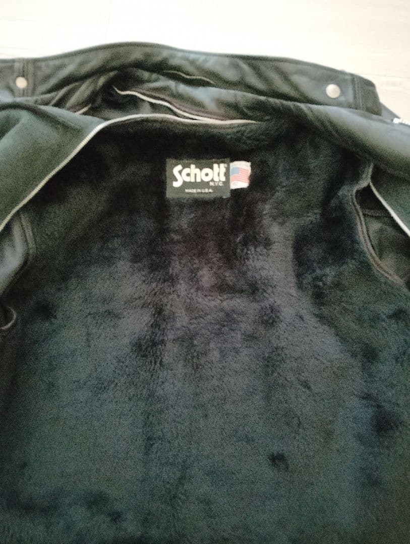 【美品】schott641ライナー付き 40サイズ　米国製