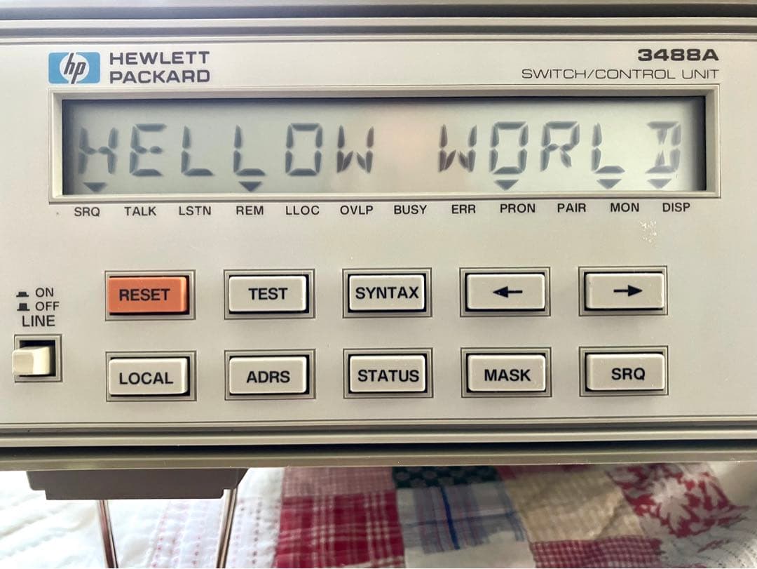 HP 3488A スイッチユニット 4Module付属 GPIB-USB制御付き