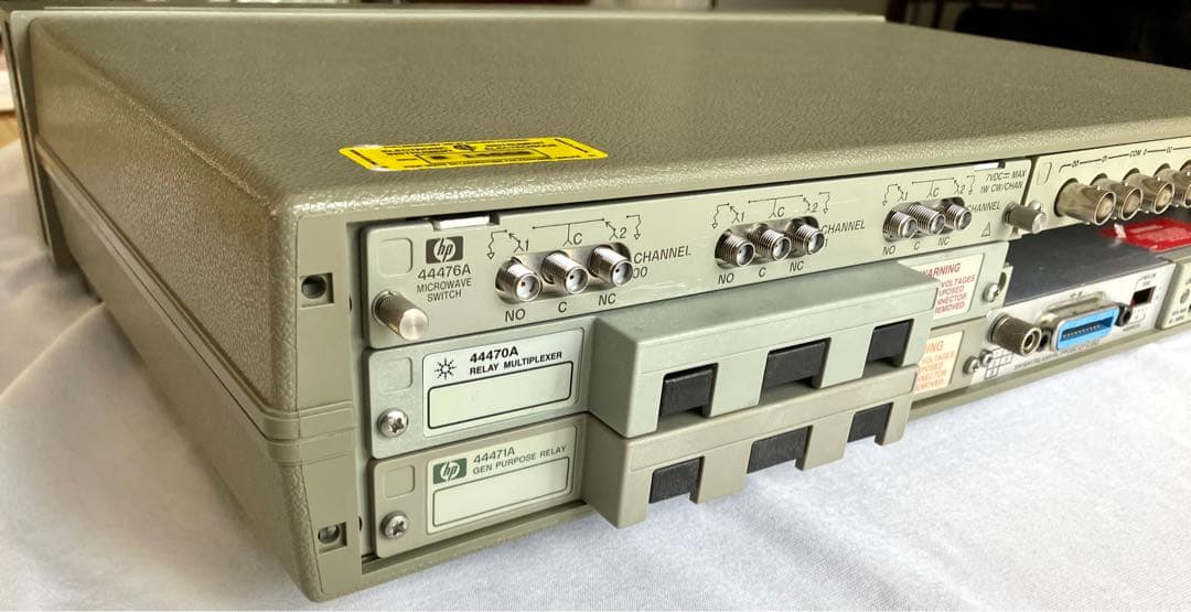 HP 3488A スイッチユニット 4Module付属 GPIB-USB制御付き