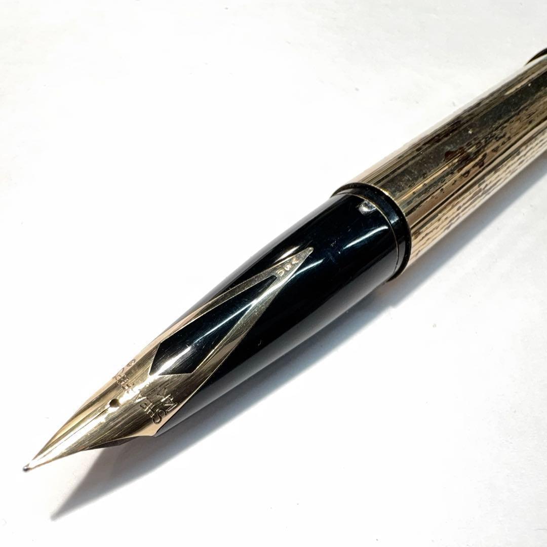 ■シェーファー 金張り インペリアル 万年筆 14K XF 洗浄済■
