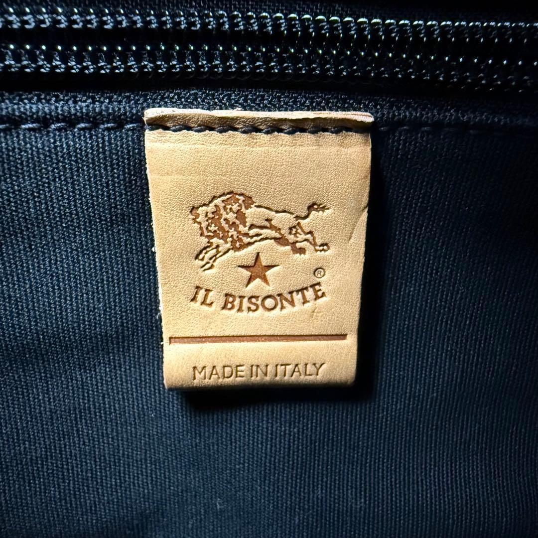 【未使用級】イルビゾンテ レザーショルダーバッグ バケツ ブラック 黒