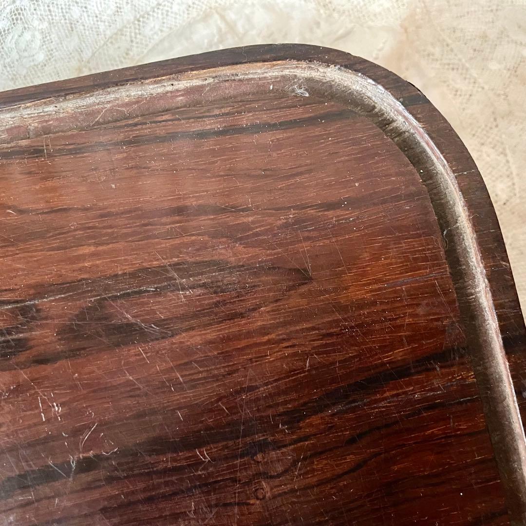 【特大】象嵌細工木製ディスプレイ台　台座　フランスアンティーク　グローブドマリエ