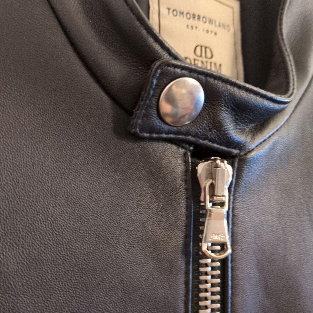 DENIM×tomrrowland別注 シングルライダースジャケット サイズ44