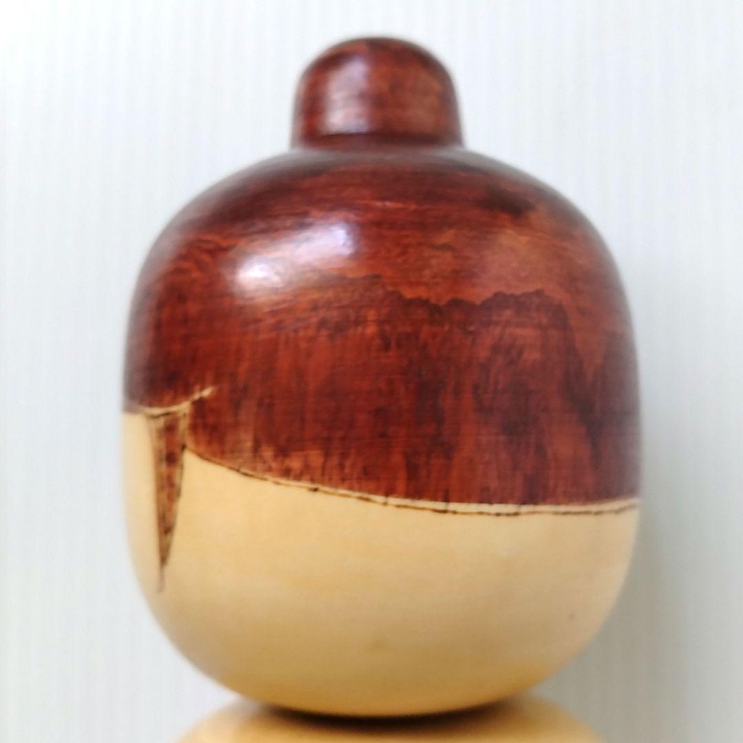 こけし 創作こけし 大内裕子工人 近代こけし 薔薇 工芸品 大き目 31,5cm