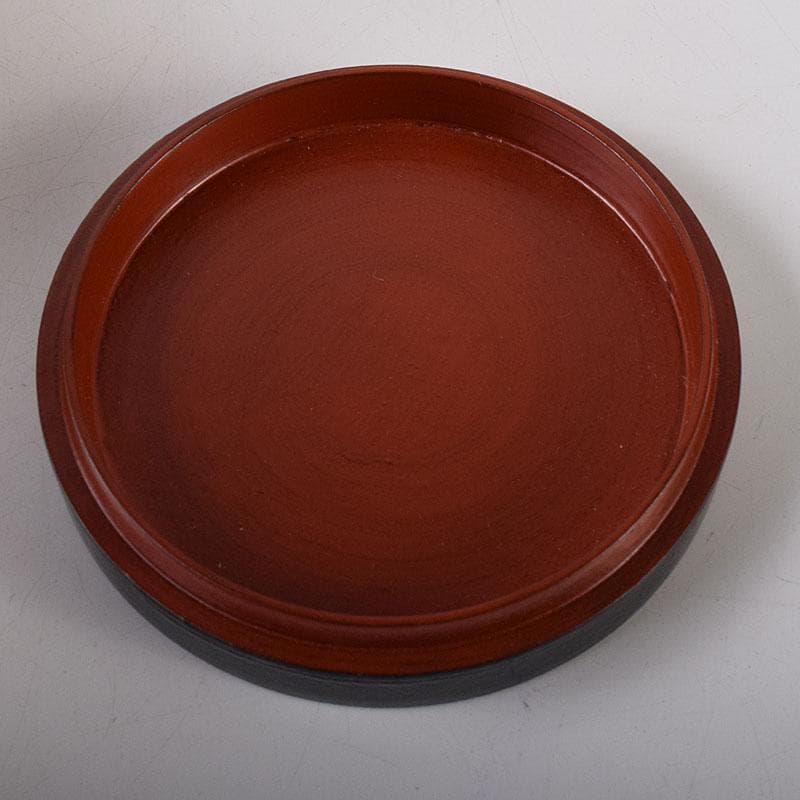 茶道具　筑城筑良作　一閑塗　花七宝蒔絵　香合　共箱　V　7861