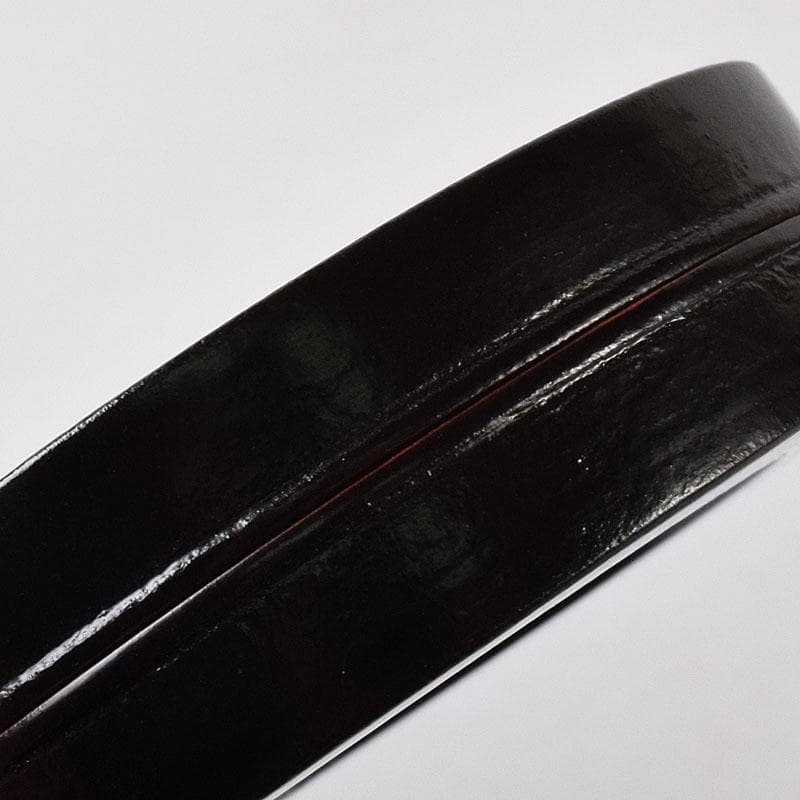 茶道具　筑城筑良作　一閑塗　花七宝蒔絵　香合　共箱　V　7861