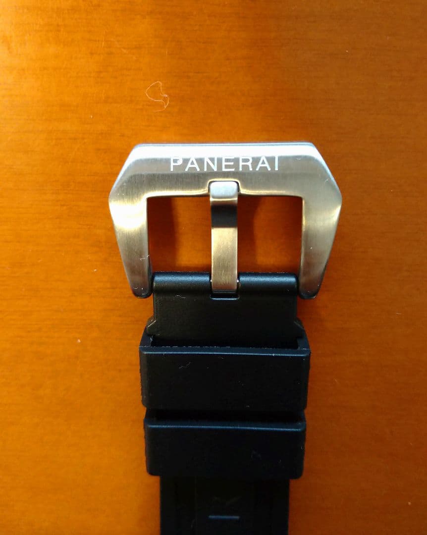 黒*吾様 【OFFICINE PANERAI】 44m用ラバーベルト／ブラック