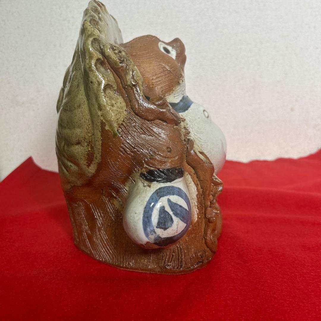 自宅保管品　狸の置物