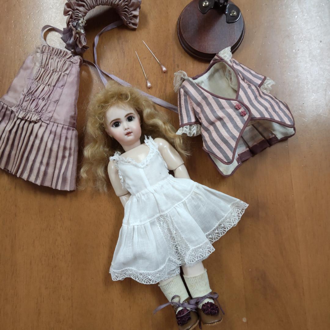 テートジュモー　アンティークドール　リプロ　人形　ミレット