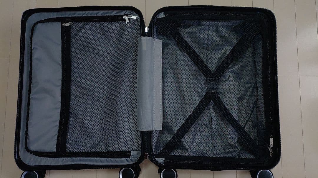 トラベリスト スーツケース【S】 ネイビー ワンタッチオープン