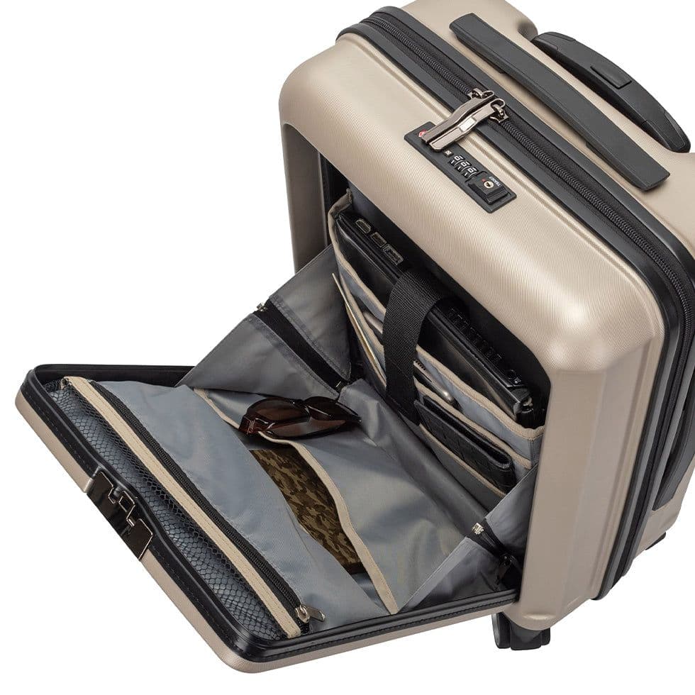 トラベリスト スーツケース【S】 ネイビー ワンタッチオープン