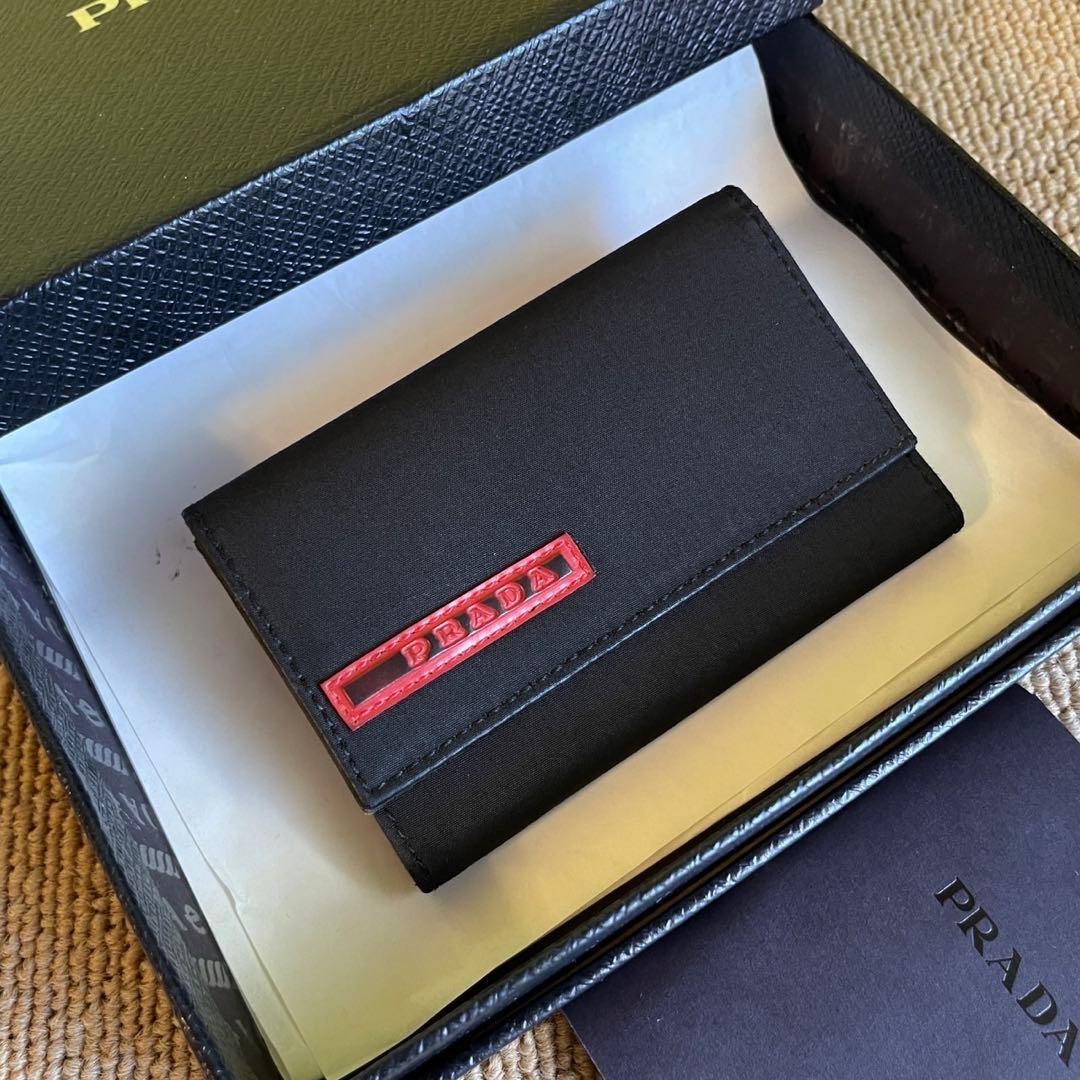 正規品❤️美品⭐️プラダ　PRADA 男女　キーケース　ブラック
