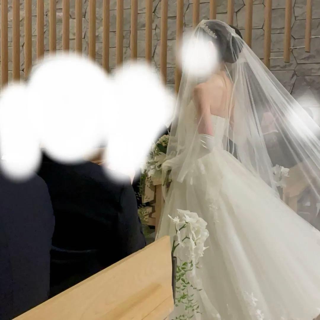 タカミブライダル 3m ベール＆グローブ(Sサイズ) ウェディングベール