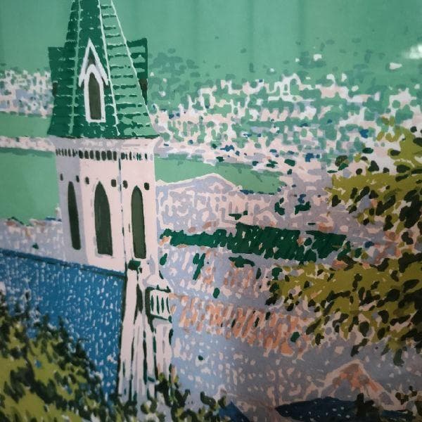 紺綬褒章受章 本間武男 作 直筆サイン入 シルクスクリーン 版画 199/350