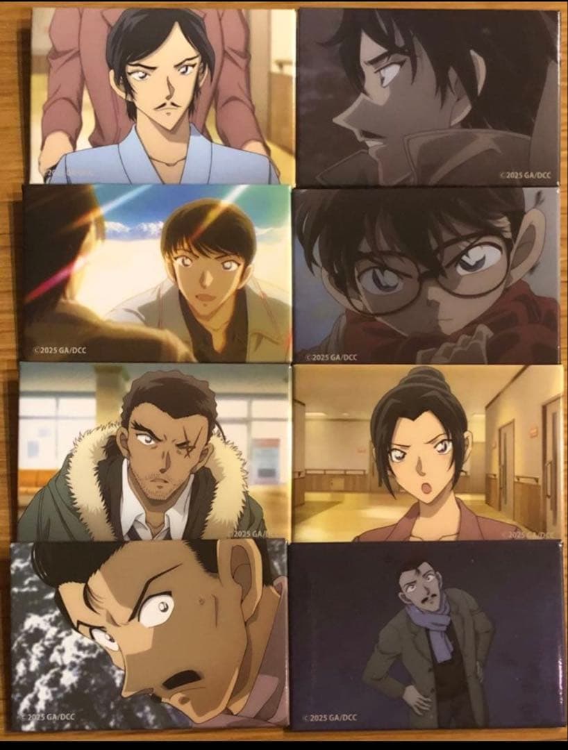 コナンプラザ　スクエア缶バッジ　諸伏高明　諸伏景光　隻眼の残像