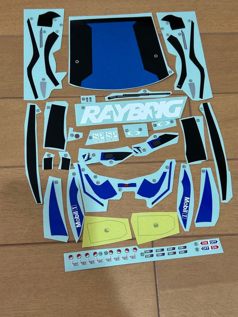 タミヤ　RAYBRIG NSX CONCEPT-GT RCカー 1/10用ボディ