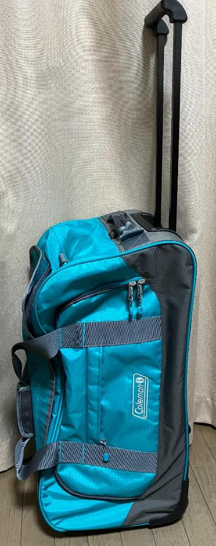 【美品】コールマン/Coleman キャスター付ボストンバッグ・修学旅行用等