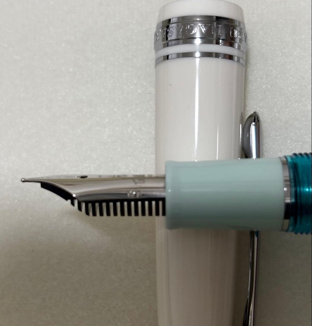 長崎美景　万年筆　教会スカイミント　字幅MF セーラー万年筆