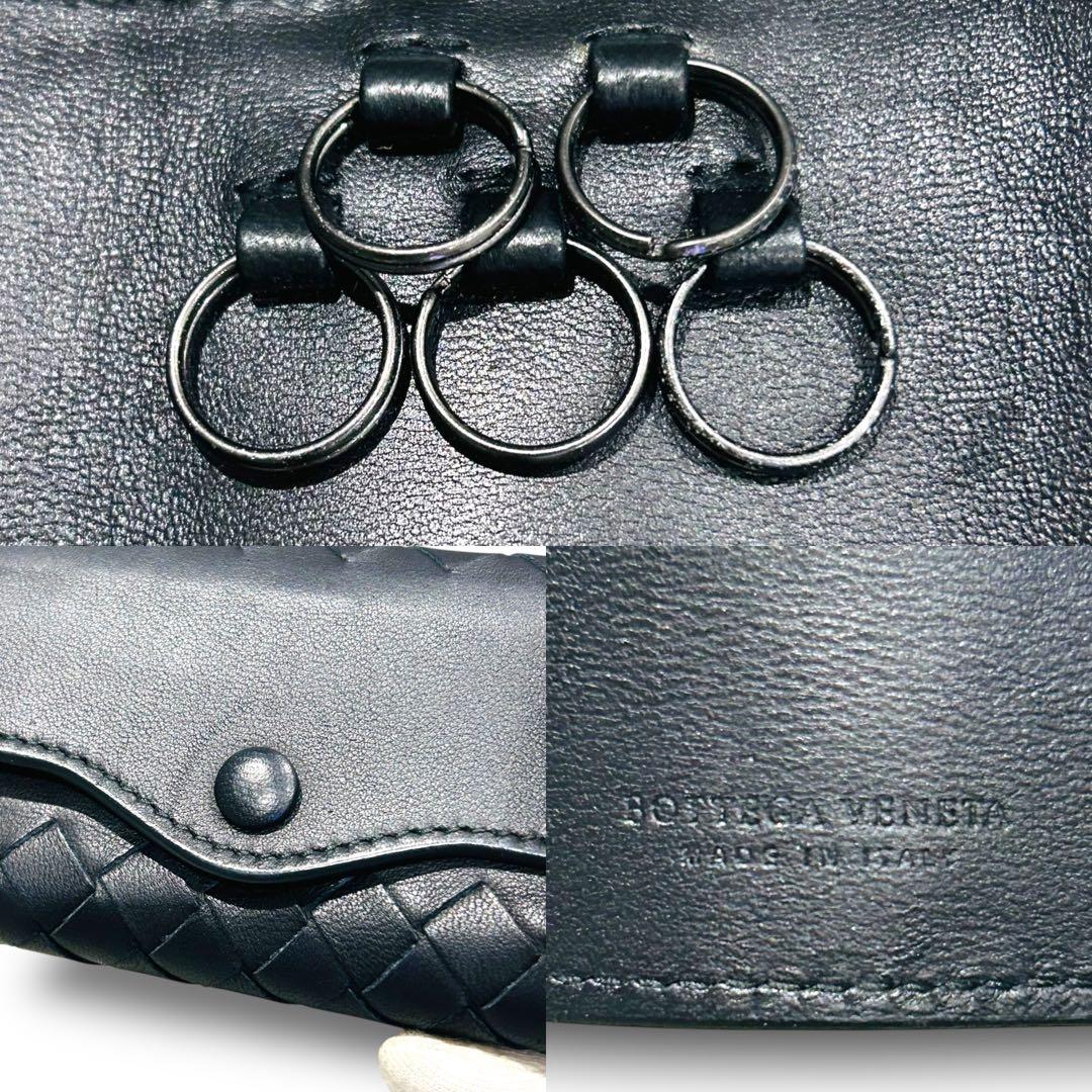 極美品　Bottega Veneta ボッテガ　イントレチャート　キーケース