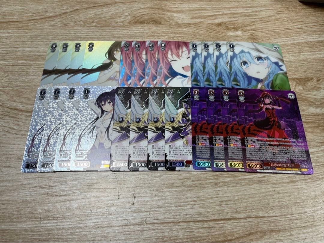 ヴァイス　デート・ア・ライブ　3BOXキャンペーンプロモ　全種各4枚セット