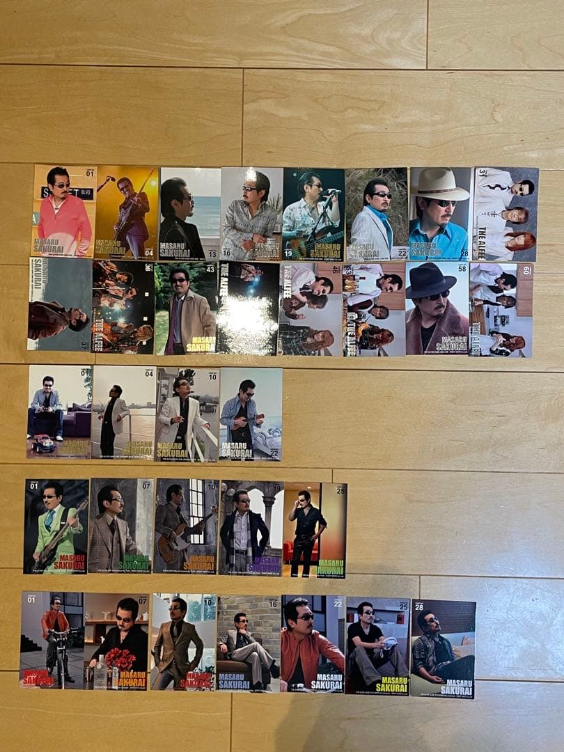 THE ALFEE 櫻井 坂崎高見澤 カード