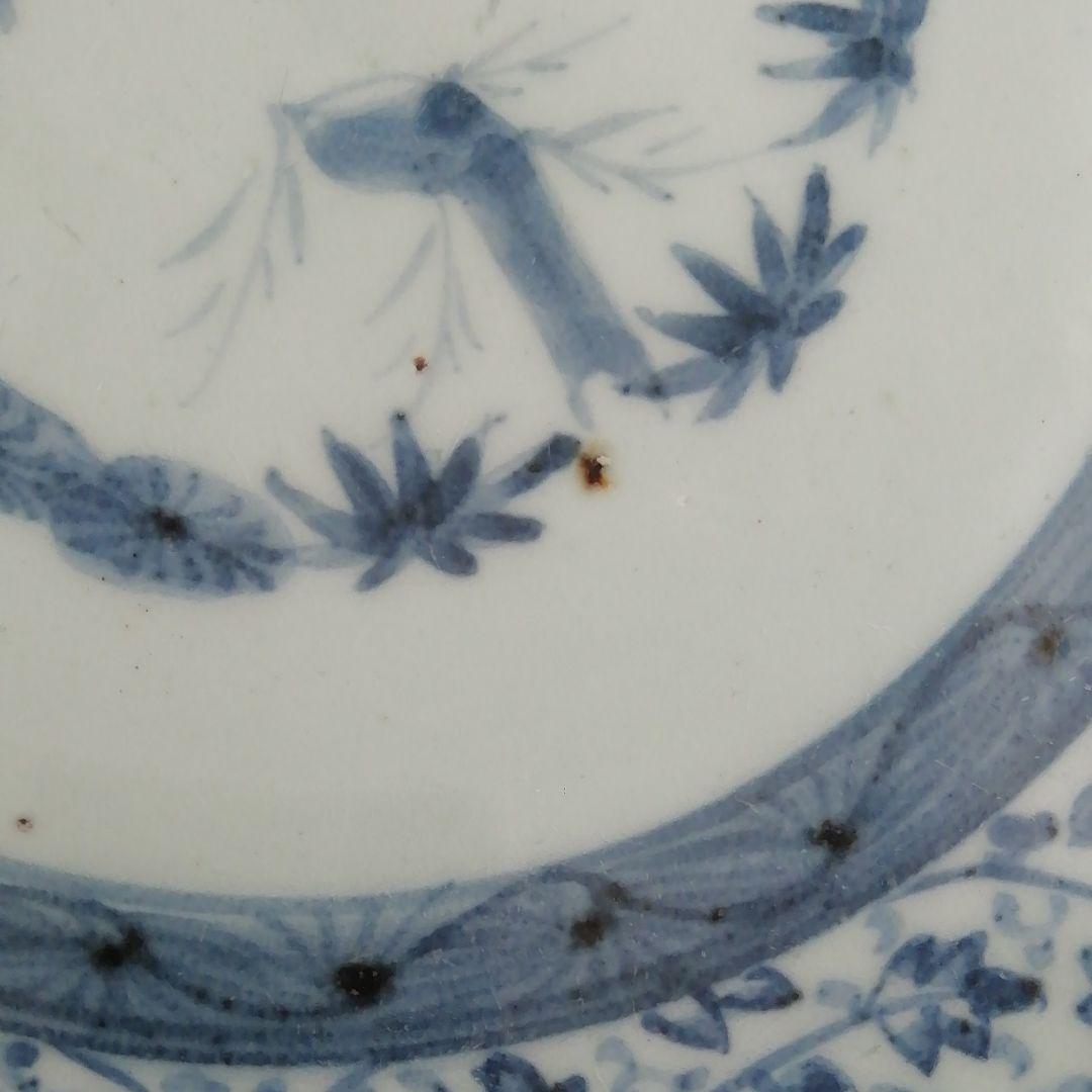 古伊万里萩唐草八寸皿