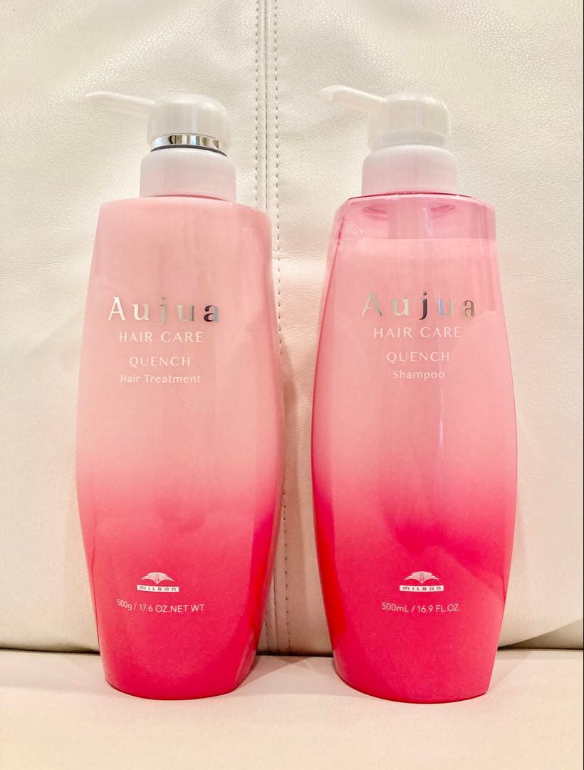 オージュア クエンチ　シャンプー500ml　トリートメント500g箱なし