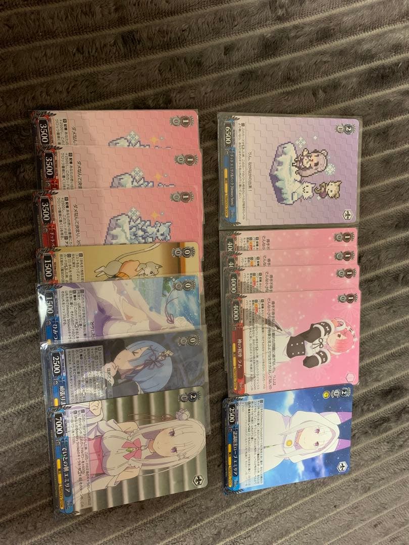 ヴァイスシュヴァルツ　memory  デッキ＋余りカード