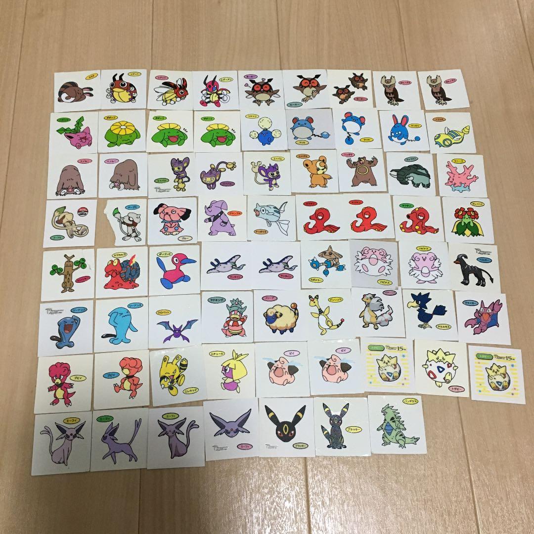 ポケモンデコキャラシールとファイルセット　656枚