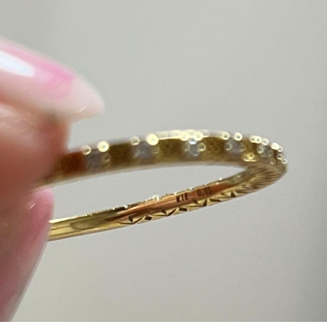 18金　jupiter ジュピター　ゴールドリング　K18 0.05