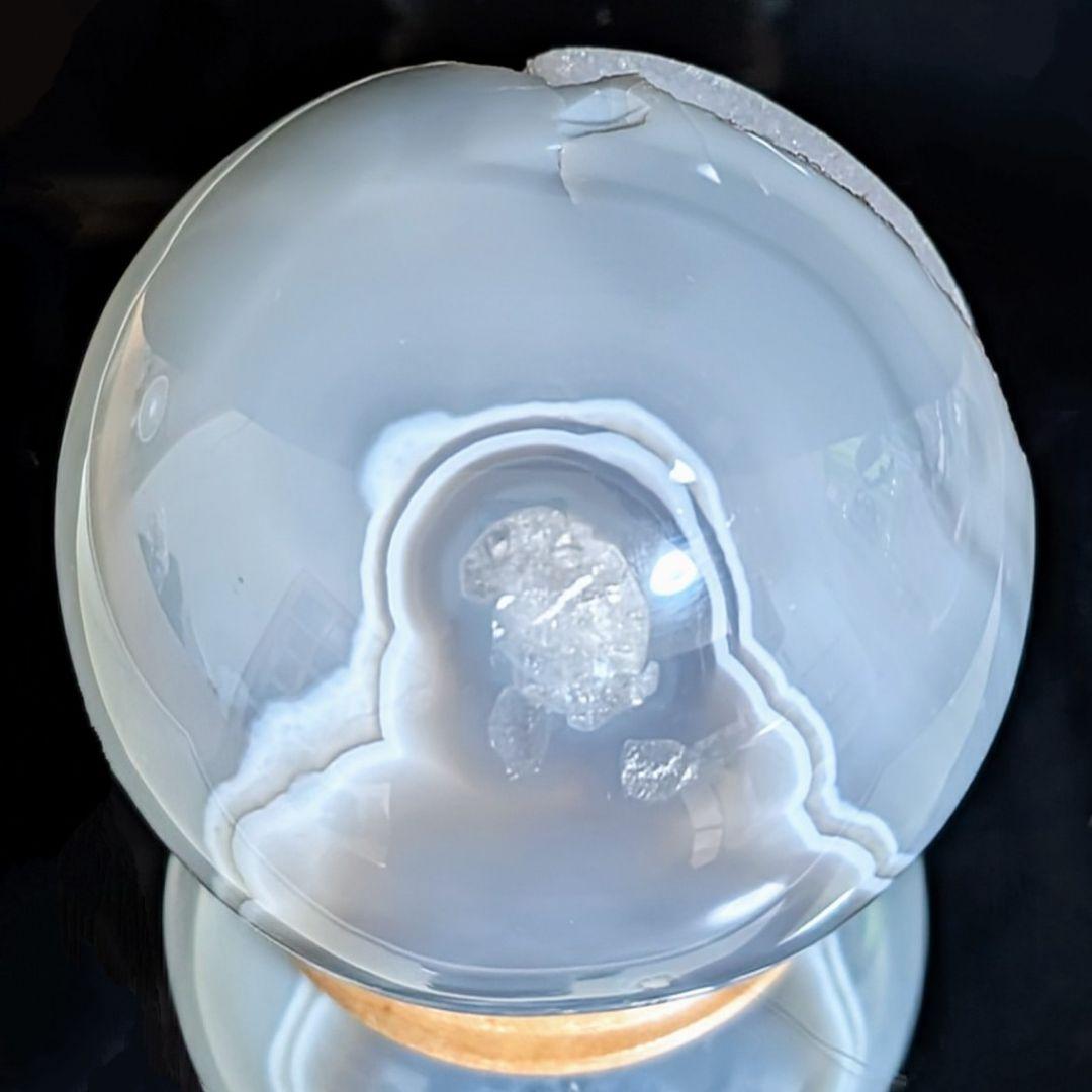 笑口 ジオード瑪瑙 スフィア