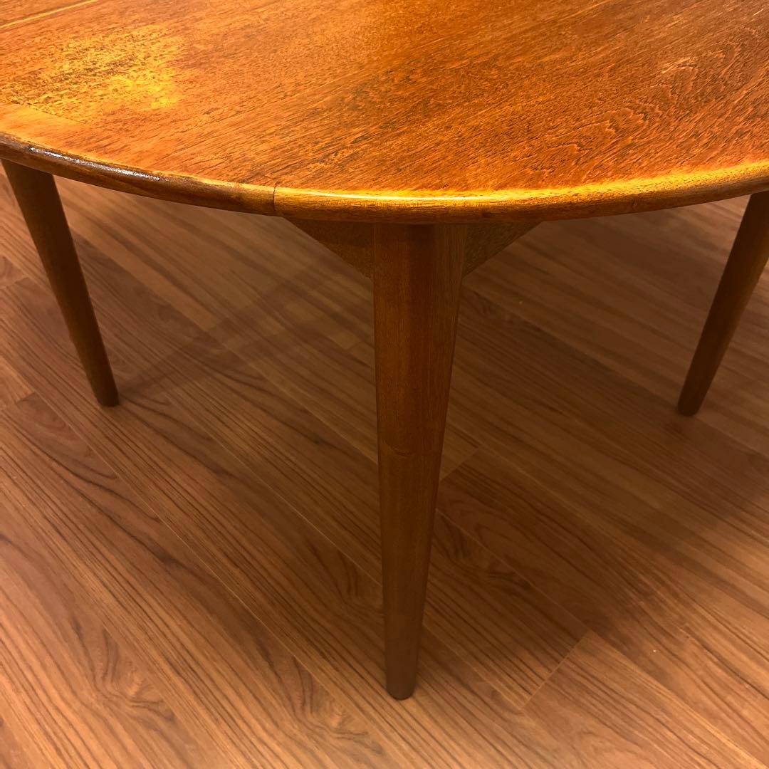 Jentique ラウンドエクステンションテーブル　直径107cm