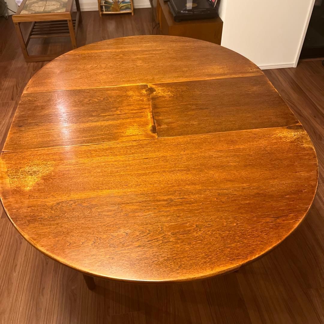 Jentique ラウンドエクステンションテーブル　直径107cm