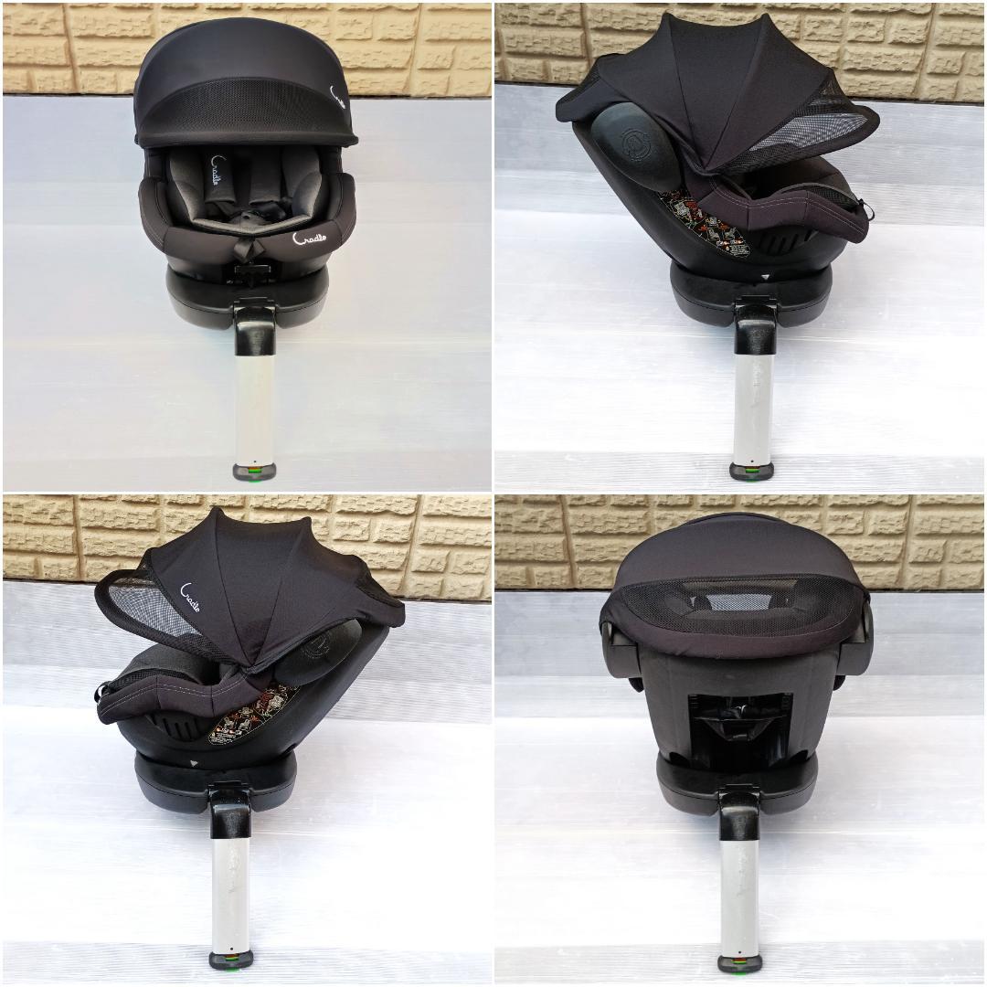 【美品】クレイドル・オーカクルターンプライムⅡ isofix バースデイ限定