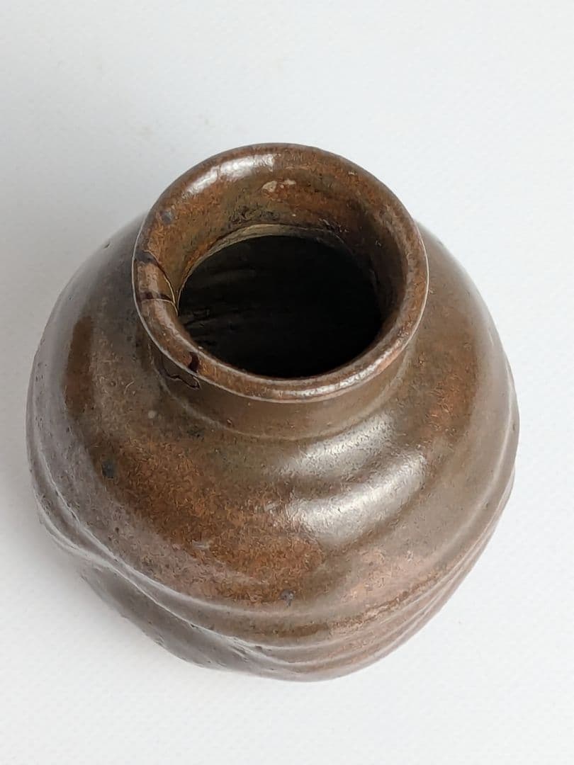 古高取茶入　仕覆、箱付　高取茶入　瀬戸茶入　唐物茶入