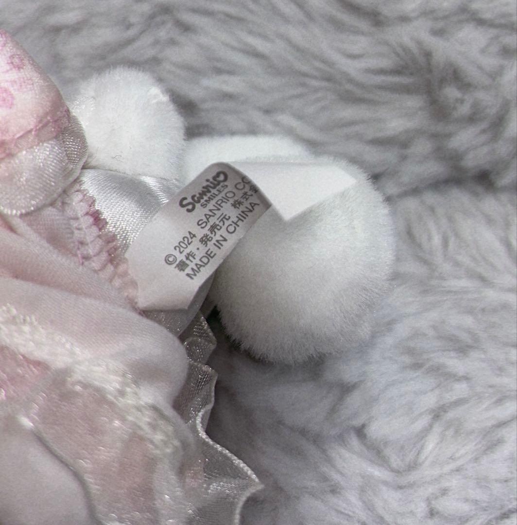 マイメロディ 2024 白イチゴ マスコットキーホルダー 正規品