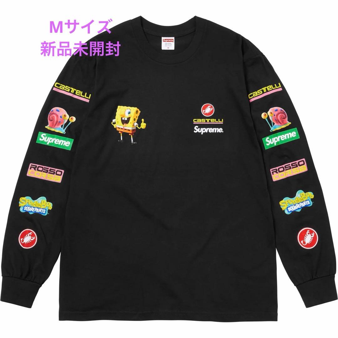 新品Supreme SpongeBob Castelli Racing L/S