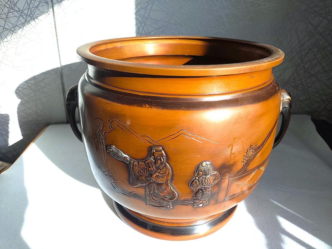 銅製? 約15㎏ 火鉢 6個セット